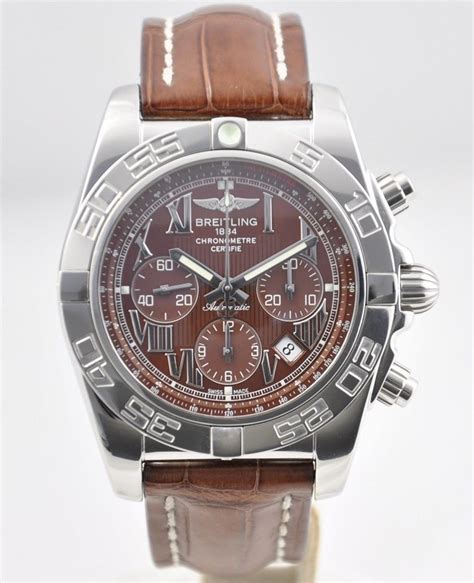 breitling chronomat brown|breitling chronomat for sale.